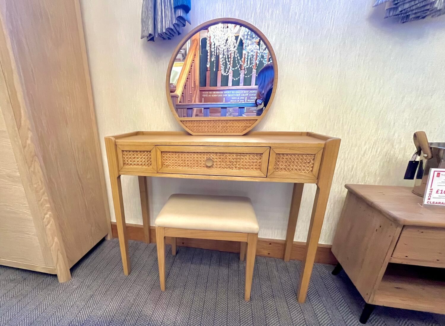 Boho Dressing Table, Mirror and Stool – Ward Brothers Furniture