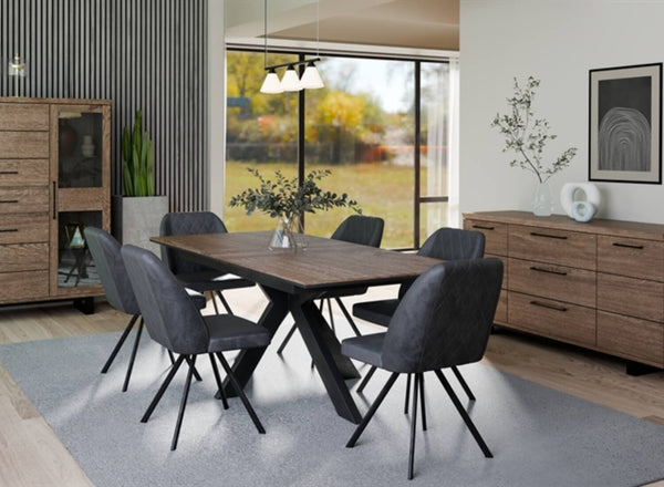 Foxley Dining Table with Oak Star Base