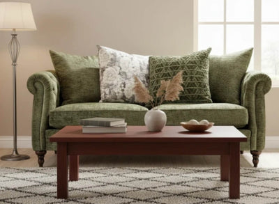 Winslet Fabric 2 Seater Pillow Back Sofa