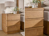 Kansas 3 Drawer Bedside
