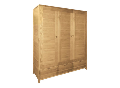 Ercol Bosco Triple Wardrobe