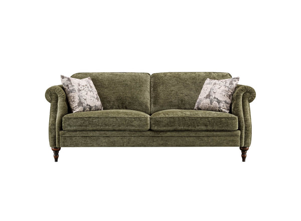 Winslet Fabric 3 Seater Formal Back Sofa