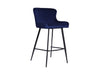 Alexa Bar Stool Blue Velvet