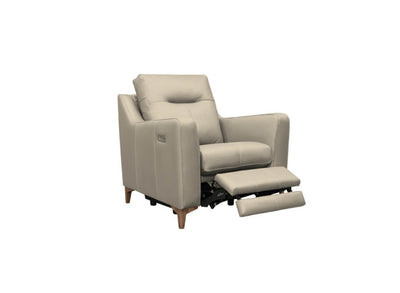 G Plan Austen Leather Armchair with Power Footrest