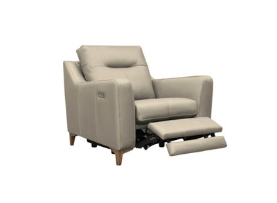 G Plan Austen Leather Snuggler with Power Footrest