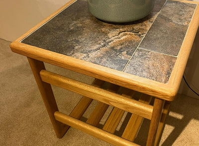Autumn Tile Lamp Table
