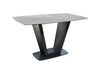 Avola Compact Dining Table (135cm) Grey