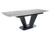Avola Extending Dining Table (180cm) Grey
