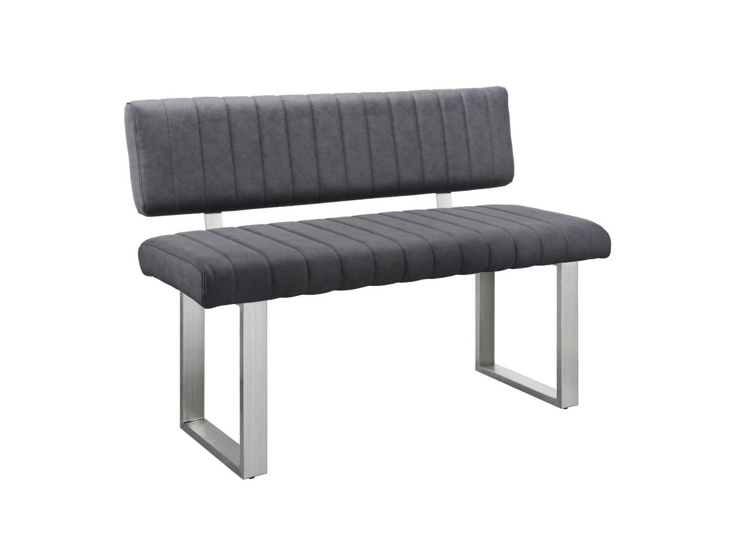 Avola Side Bench Dark Grey – Ward Brothers Furniture