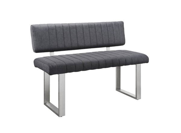 Avola Side Bench Dark Grey