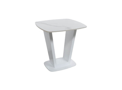 Avola Lamp Table White