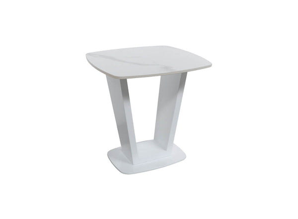 Avola Lamp Table White
