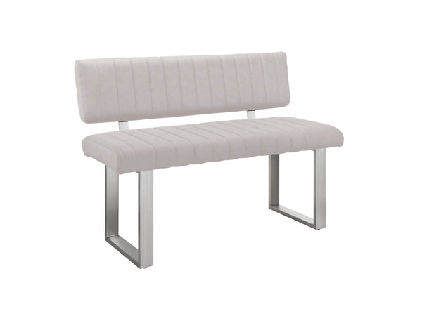 Avola Side Bench Light Grey