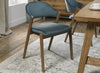 Cambridge Dining Chair Azure Velvet (Pair)