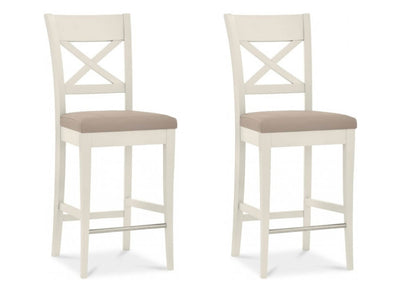 Bar Stool Faux Leather (Pair)