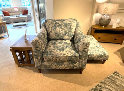 Battersea 4 Seater Sofa, Chair and Footstool
