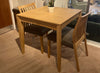 Brighton Oak Extending Table and 2 Chairs