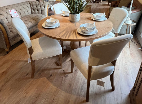 Willis & Gambier Cannes Round Dining Table and 4 Chairs