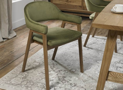 Cambridge Dining Chair Cedar Velvet (Pair)