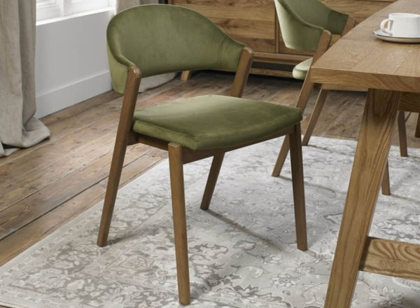 Cambridge Dining Chair Cedar Velvet (Pair)