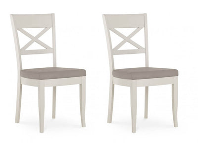Marianne Dining Chair Faux Leather (Pair)