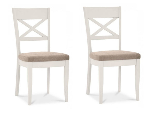 Marianne Dining Chair Grey Fabric (Pair)
