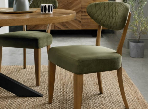 Eden Dining Chair Cedar Velvet (Pair)