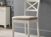 Marianne Dining Chair Grey Fabric (Pair)