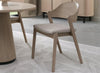 Velda Dining Chair Ivory Faux Leather