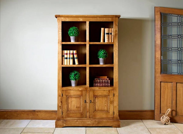 Wood Bros Chatsworth Bookcase with Doors