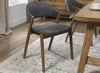 Cambridge Dining Chair Grey Fabric (Pair)