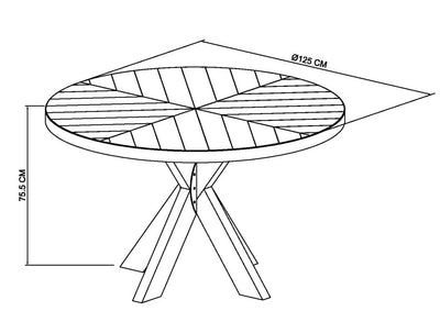 Eden Circular Dining Table