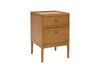 Ercol Salina Two Drawer Bedside Cabinet