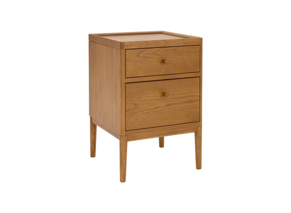 Ercol Salina Two Drawer Bedside Cabinet