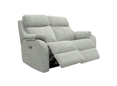 G Plan Kingsbury Fabric Power Recliner 2 Seater Sofa