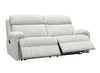 G Plan Hardy Fabric Power Recliner 3 Seater Sofa with Headrest and Lumbar and Heated Seats
