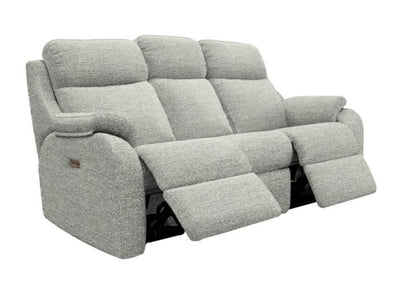 G Plan Kingsbury Fabric Power Recliner 3 Seater Sofa