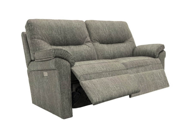 G Plan Seattle Fabric Power Recliner 2 Seater Sofa