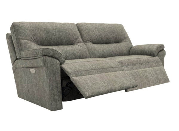 G Plan Seattle Fabric Power Recliner 3 Seater Sofa