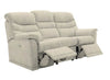 G Plan Malvern Fabric Power Recliner 3 Seater Sofa