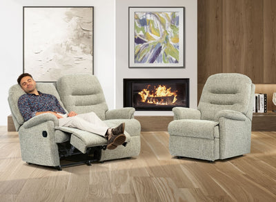Sherborne Keswick Fabric Power Recliner 2 Seater Sofa