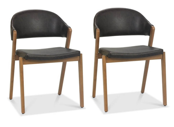 Cambridge Dining Chair Faux Leather (Pair) – Ward Brothers Furniture