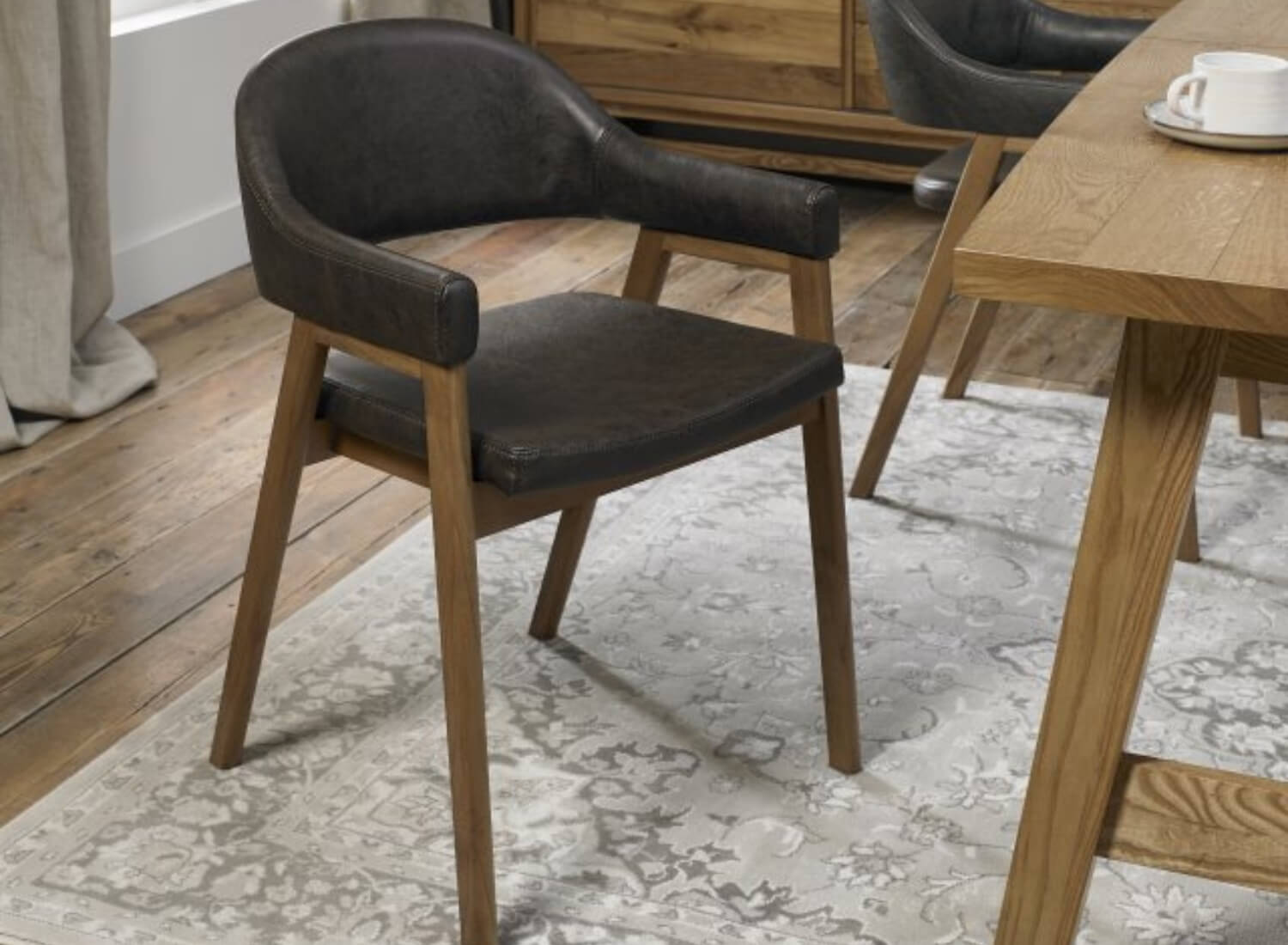 Cambridge Dining Chair Faux Leather (Pair) – Ward Brothers Furniture