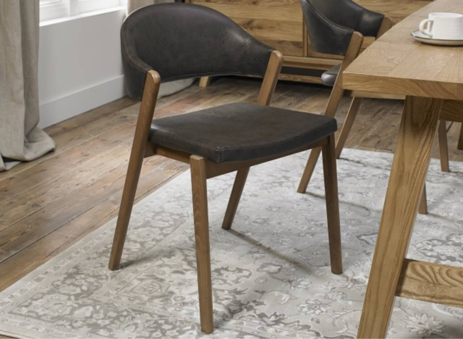 Cambridge Dining Chair Faux Leather (Pair) – Ward Brothers Furniture
