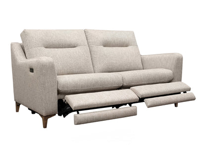 G Plan Austen Small Sofa with Double Power Footrest