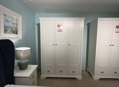 Hartland White Triple Wardrobe
