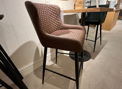 Pair of Hereford Bar Stools - Tan
