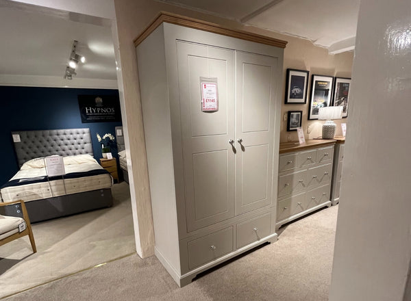 Hertford Large 2 Door Wardrobe with Drawers