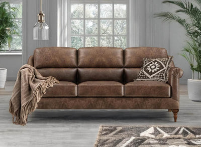 Houston 3 Seater Sofa Leather