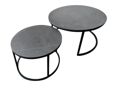 Jupiter Round Nest of Coffee Tables